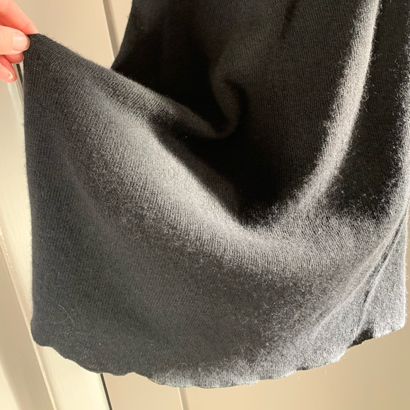 STRAPLESS CASHMERE DRESS - Picture 6 of 11